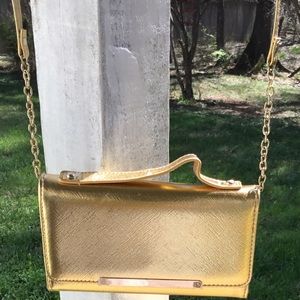 Gold Phone Crossbody